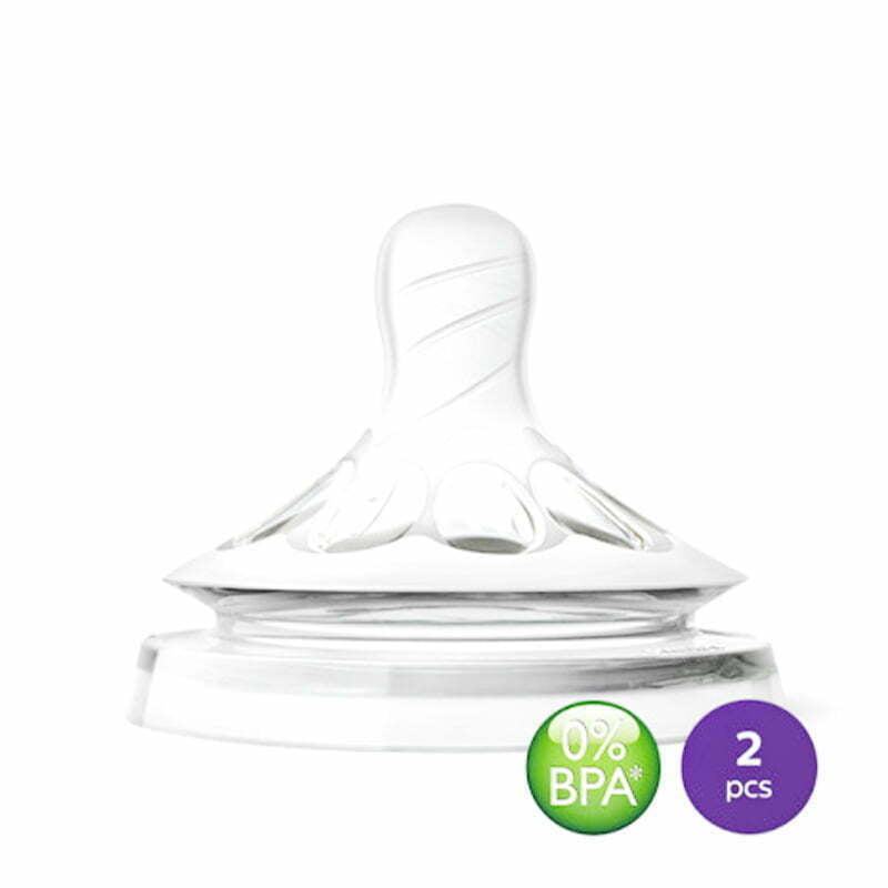 Natural Teat 3M+3H PK2 by Avent