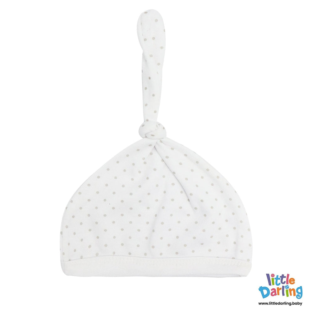 Newborn Baby Gift Set 8 Pcs Grey Stripes | Little Darling - Zubaidas Mothershop