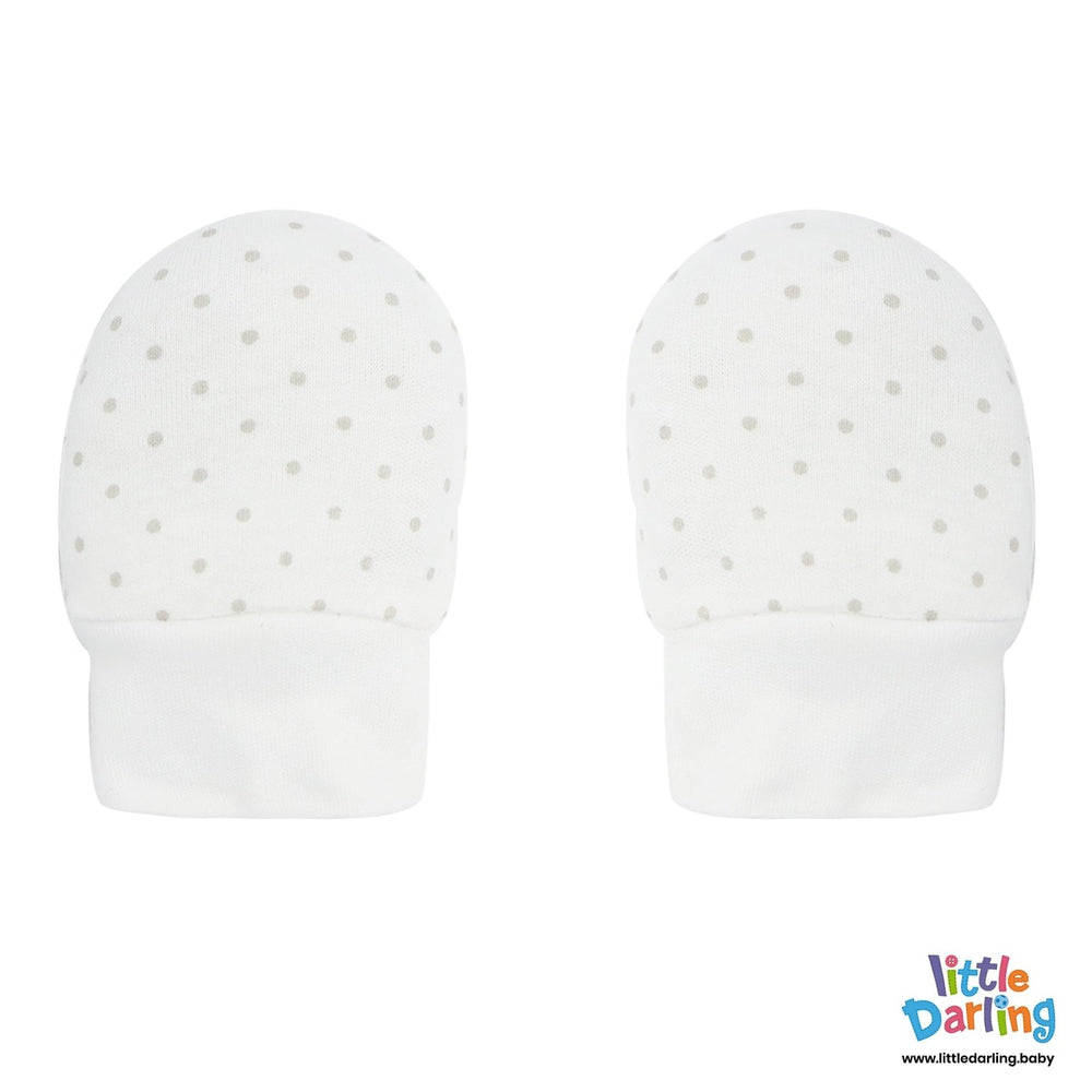 Newborn Baby Gift Set 8 Pcs Grey Stripes | Little Darling - Zubaidas Mothershop