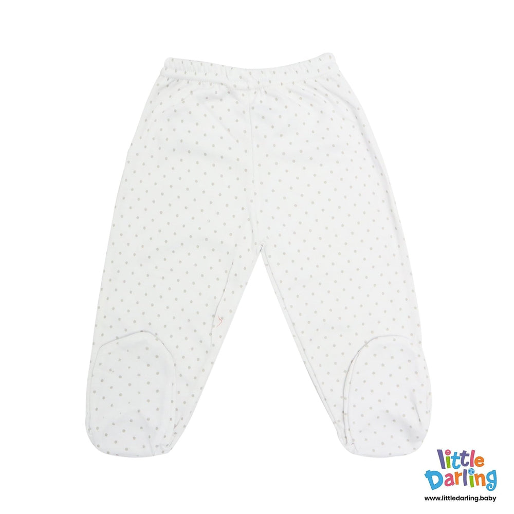 Newborn Baby Gift Set 8 Pcs Grey Stripes | Little Darling - Zubaidas Mothershop