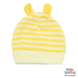 Newborn Baby Gift Set Pk Of 4 Yellow Stripes | Little Darling - Zubaidas Mothershop