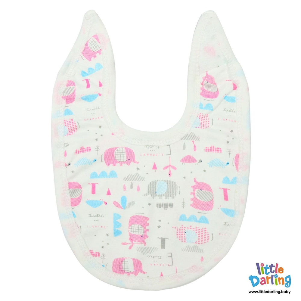 Newborn Baby Giftset 8 Pcs Cute Elephant & Turtle | Little Darling - Zubaidas Mothershop