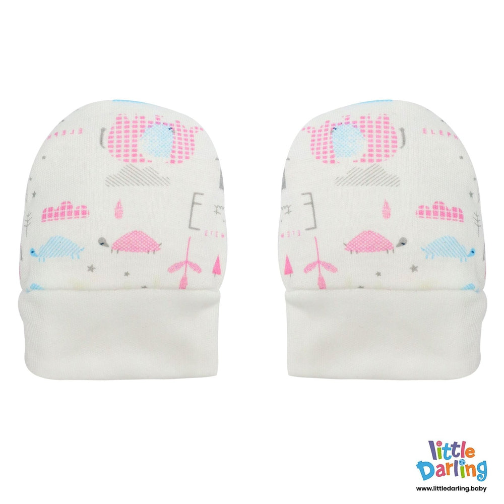 Newborn Baby Giftset 8 Pcs Cute Elephant & Turtle | Little Darling - Zubaidas Mothershop