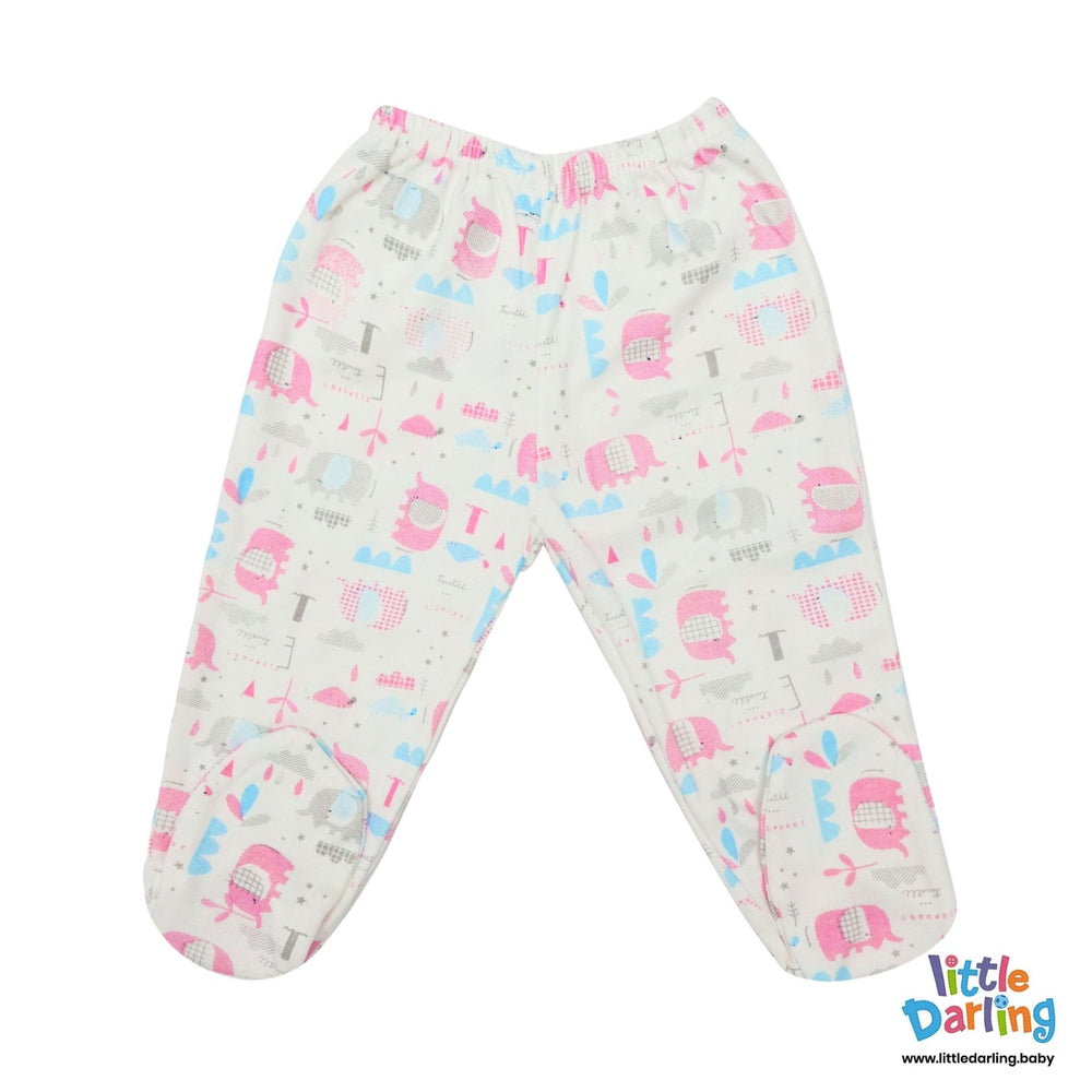 Newborn Baby Giftset 8 Pcs Cute Elephant & Turtle | Little Darling - Zubaidas Mothershop