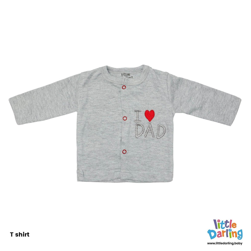 Newborn Baby Giftset 8 Pcs I Love Dad | Little Darling - Zubaidas Mothershop