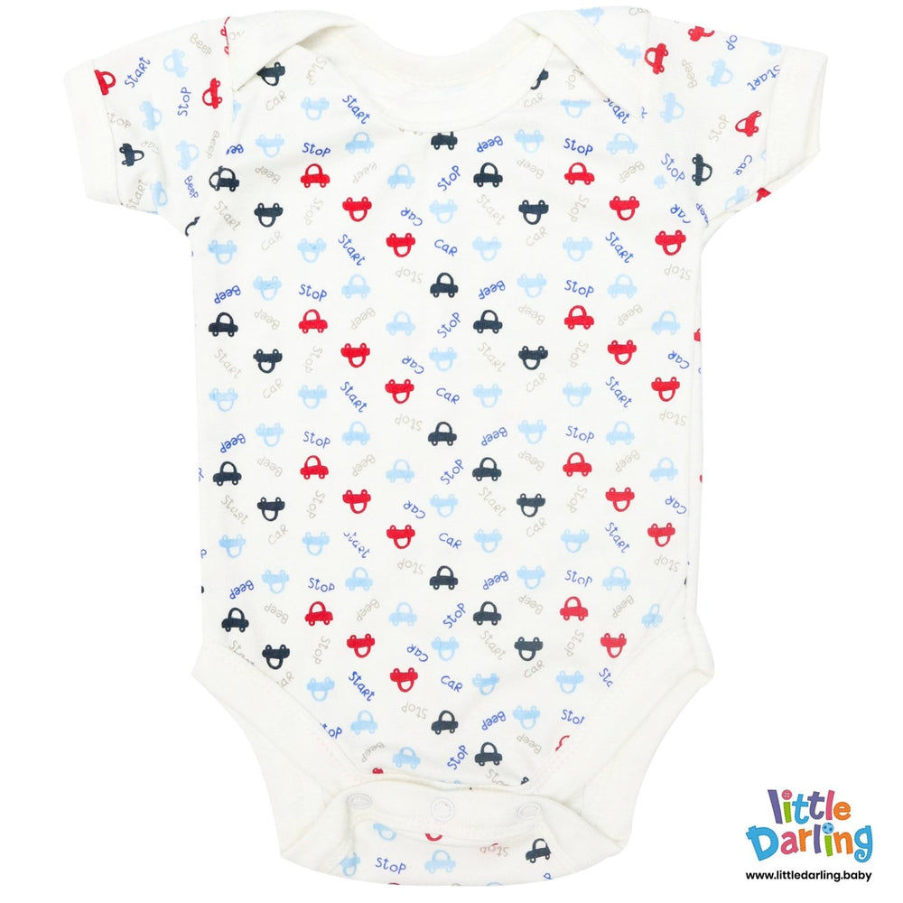 Newborn Baby Giftset 8 Pcs Little Cars | Little Darling - Zubaidas Mothershop