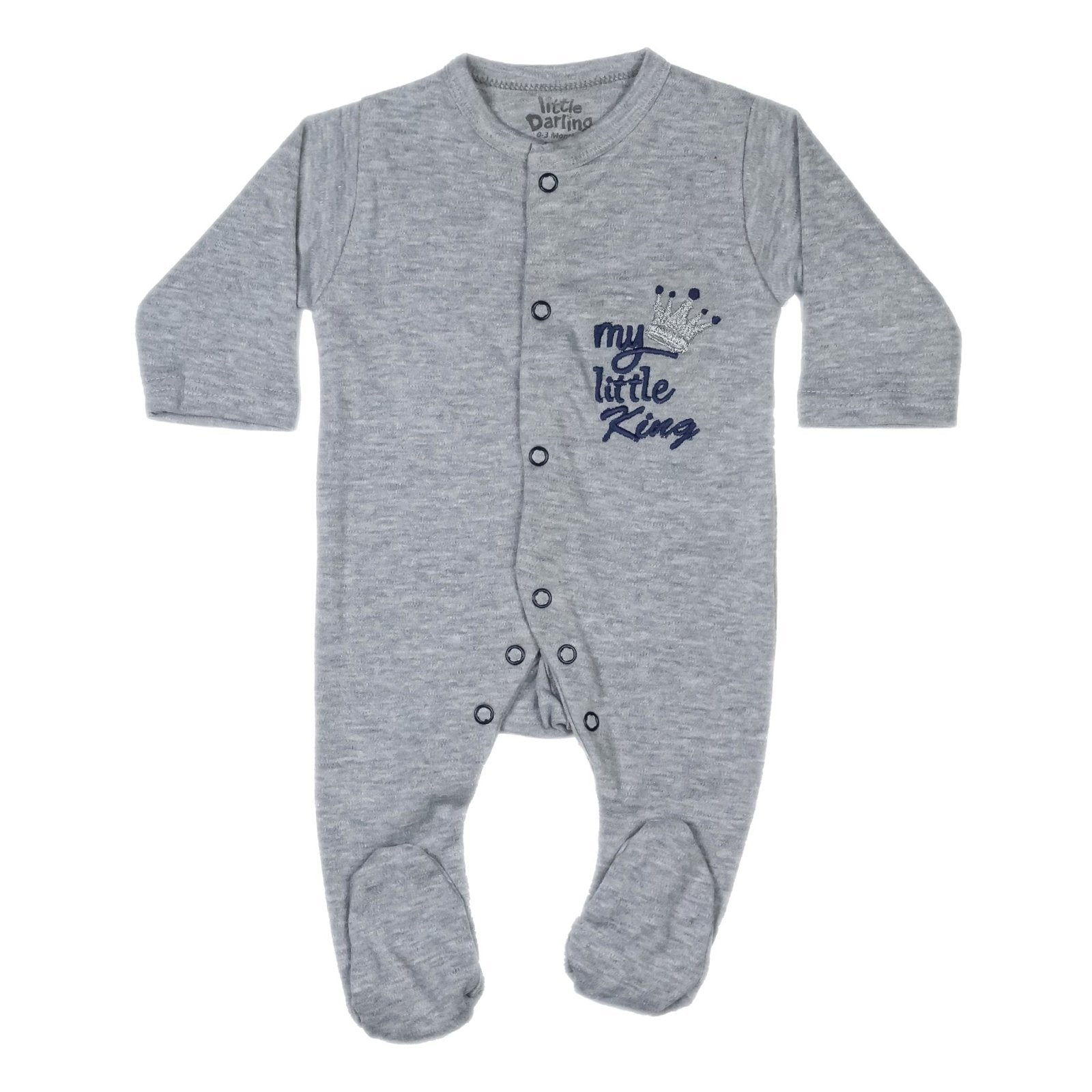 8 Pcs Gift Set My Little King Grey Color by Little Darling