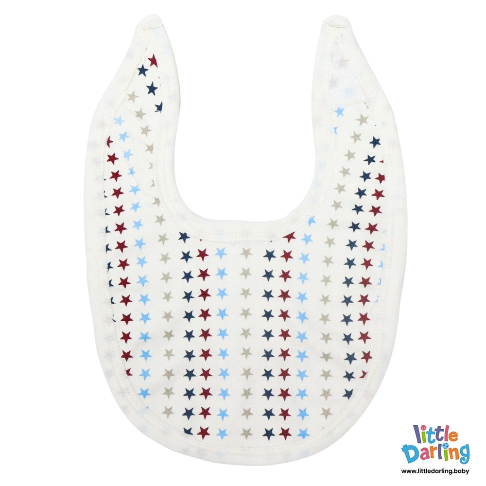 Newborn Baby Giftset 8 Pcs Stars Pattern | Little Darling - Zubaidas Mothershop