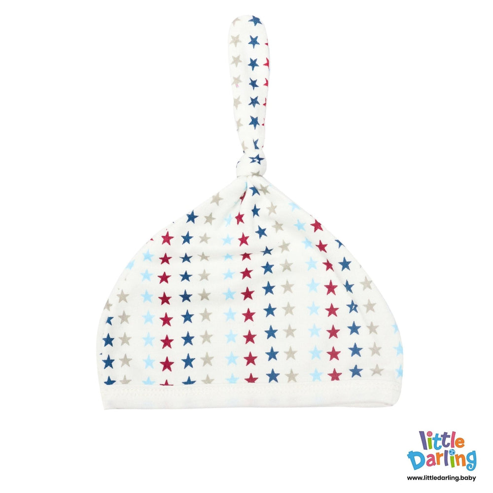 Newborn Baby Giftset 8 Pcs Stars Pattern | Little Darling - Zubaidas Mothershop