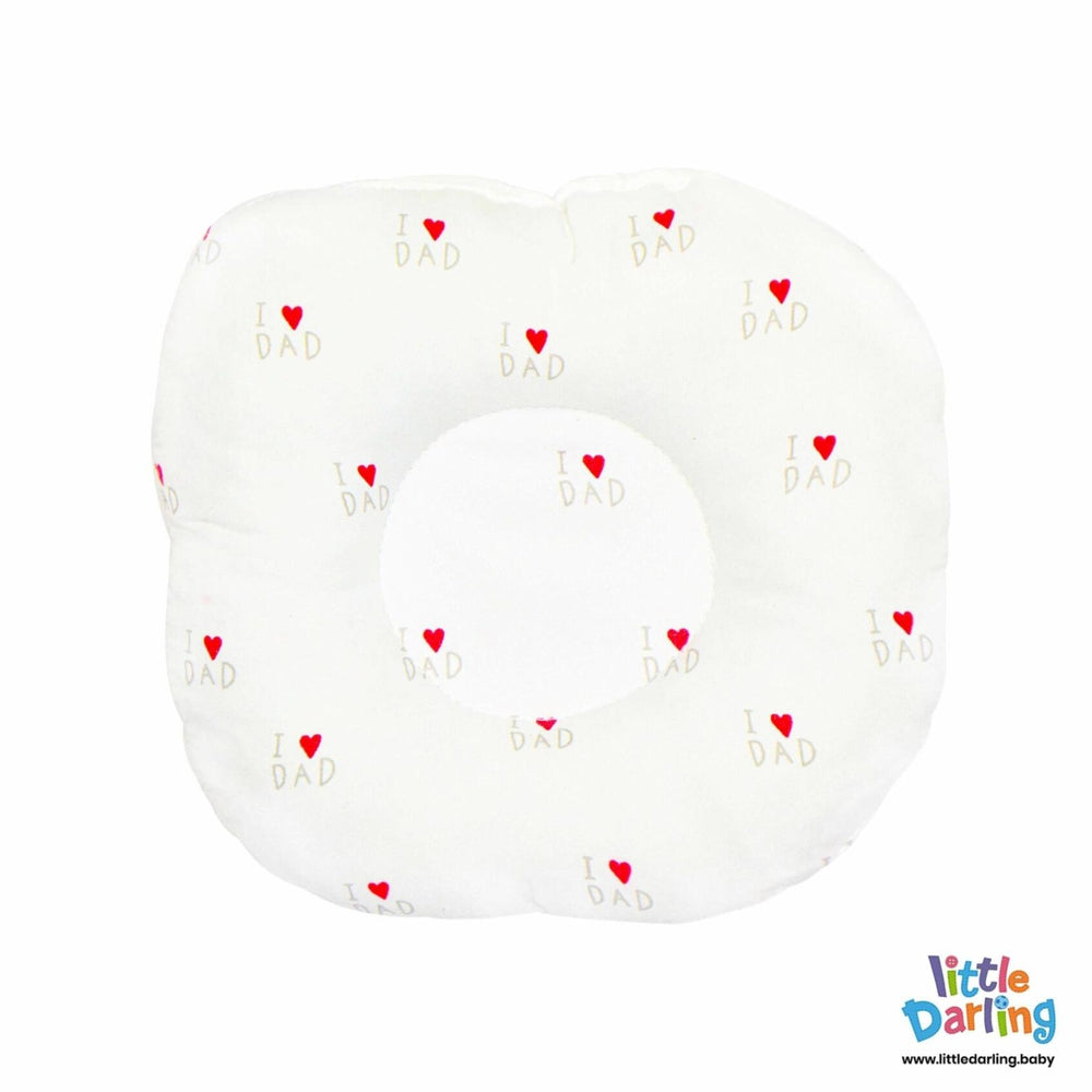 Newborn Baby Head Shaping Pillow I Love Dad | Little Darling - Zubaidas Mothershop