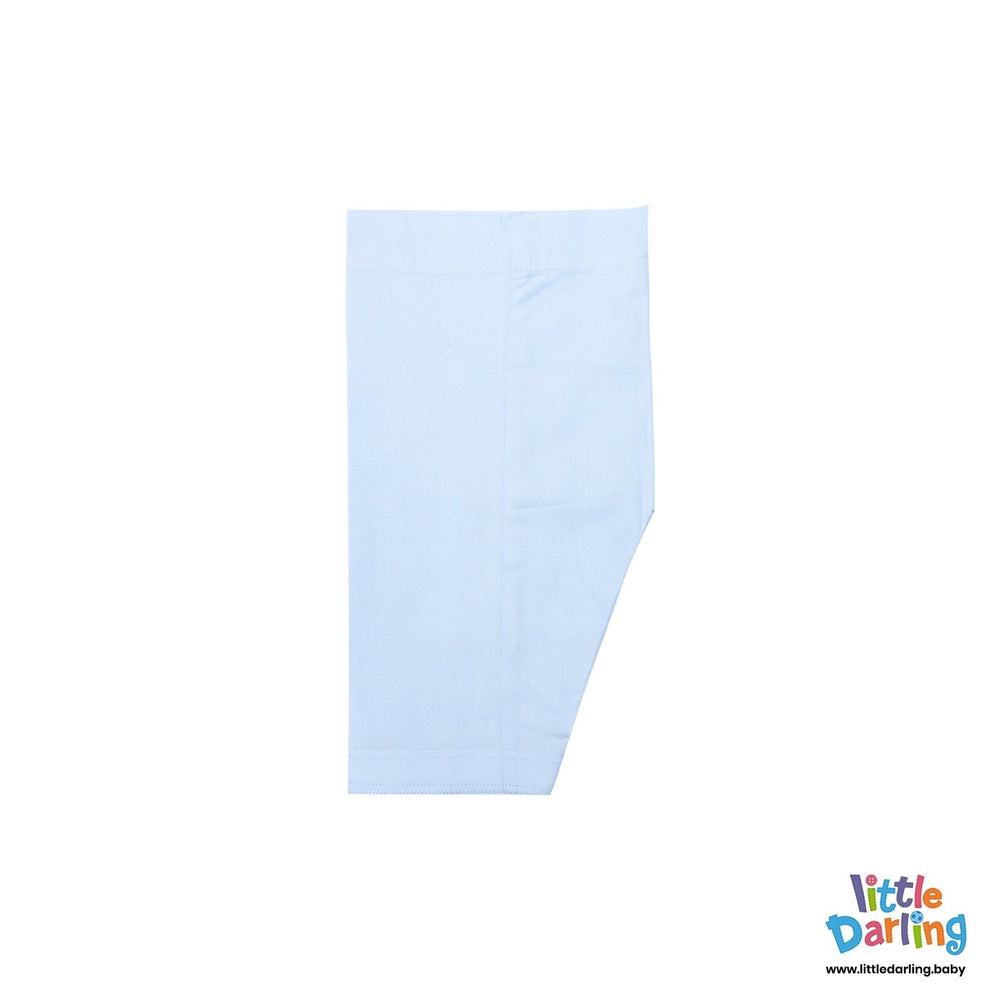 Newborn Baby Kurta Shalwar SkyBlue | Little Darling - Zubaidas Mothershop