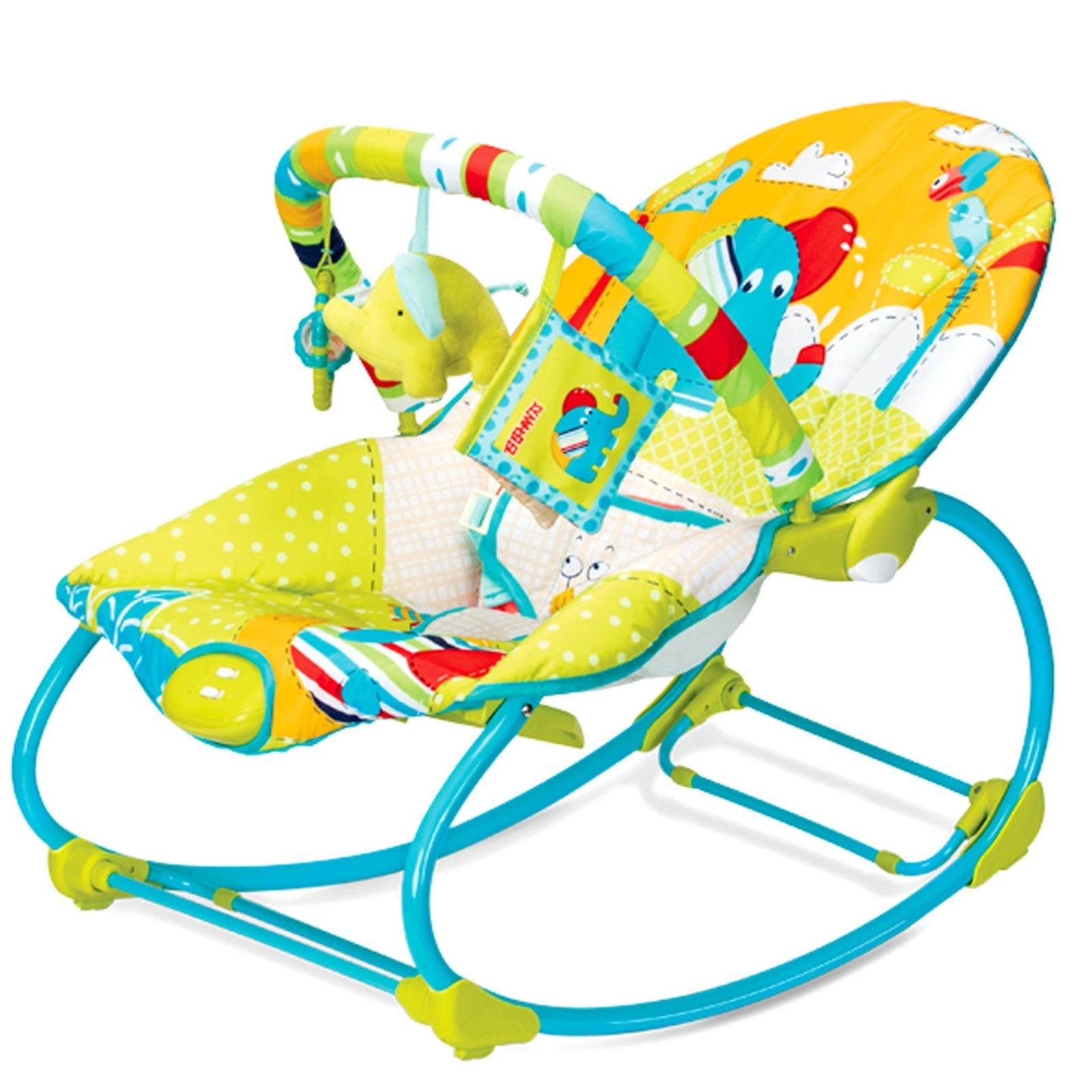 Newborn to Toddler Rocker Green & Blue | Mastela - Zubaidas Mothershop