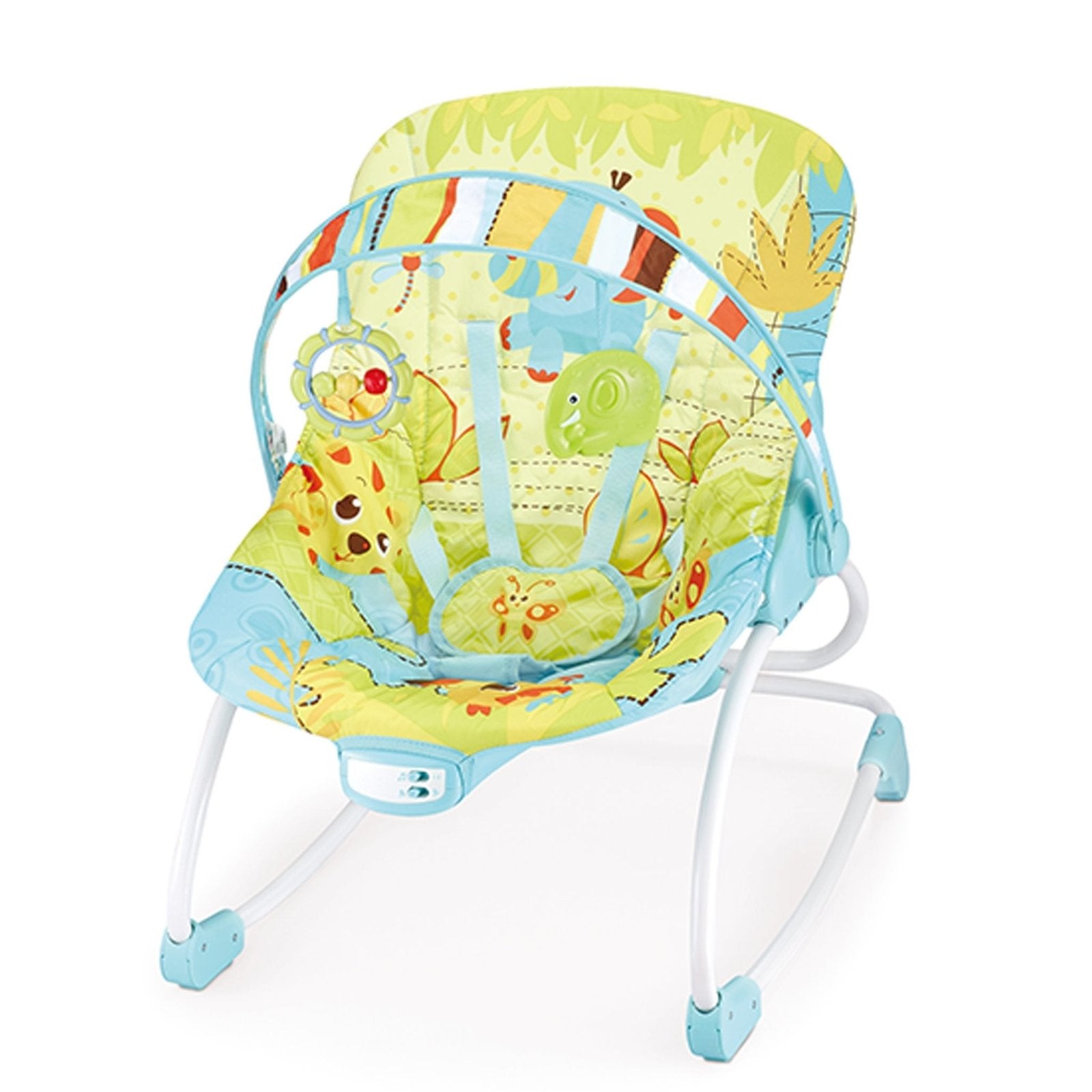 Newborn to Toddler Rocker Green & Sky Blue | Mastela - Zubaidas Mothershop