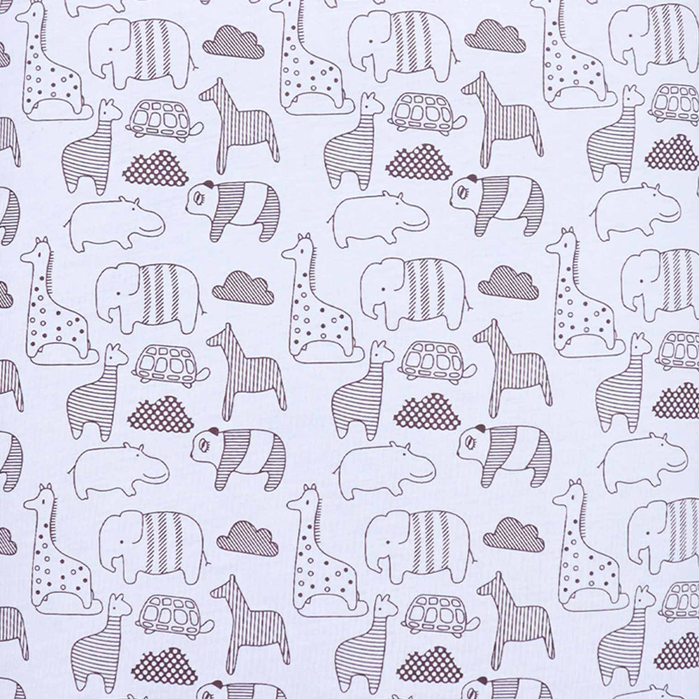 Pajama Set of 2 Animal Printed | Little Darling - Zubaidas Mothershop