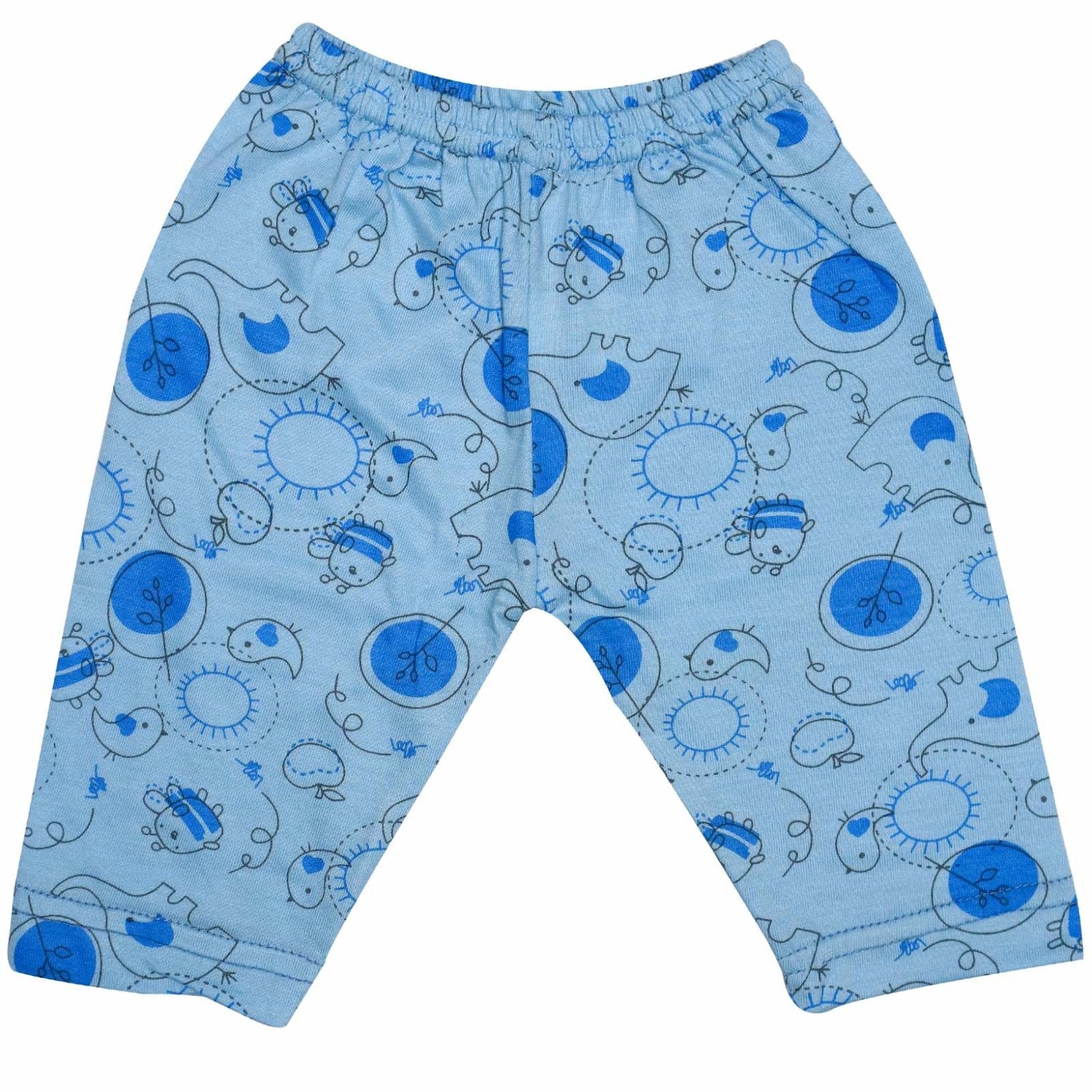 Pajama Set of 2 Blue Elephant Print by Little Darling