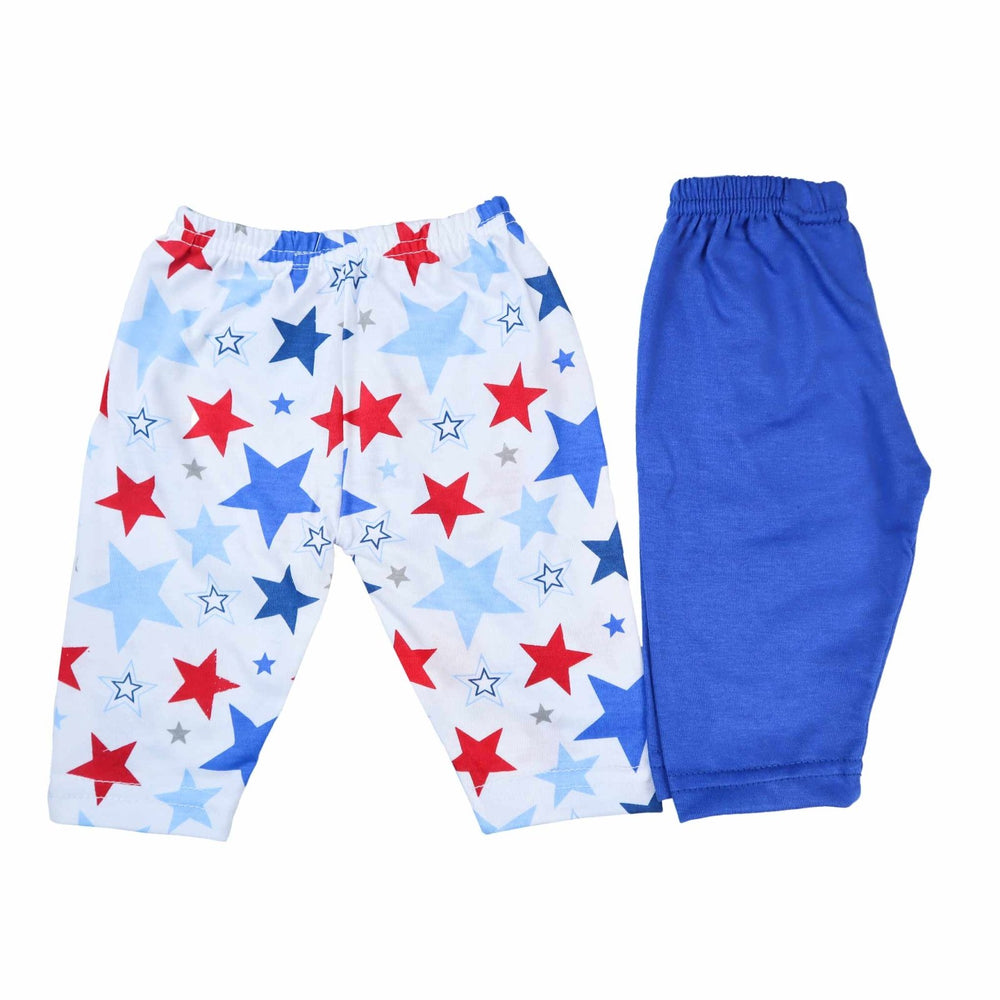 Pajama Set of 2 Multi Color Star Print | Little Darling - Zubaidas Mothershop