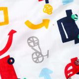 Pajama Set of 2 Vehicle Printed | Little Darling - Zubaidas Mothershop