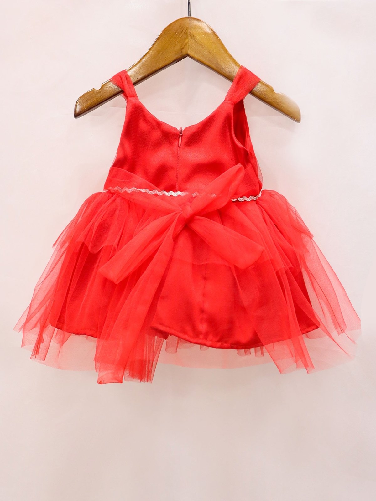 Party Frock Red Color