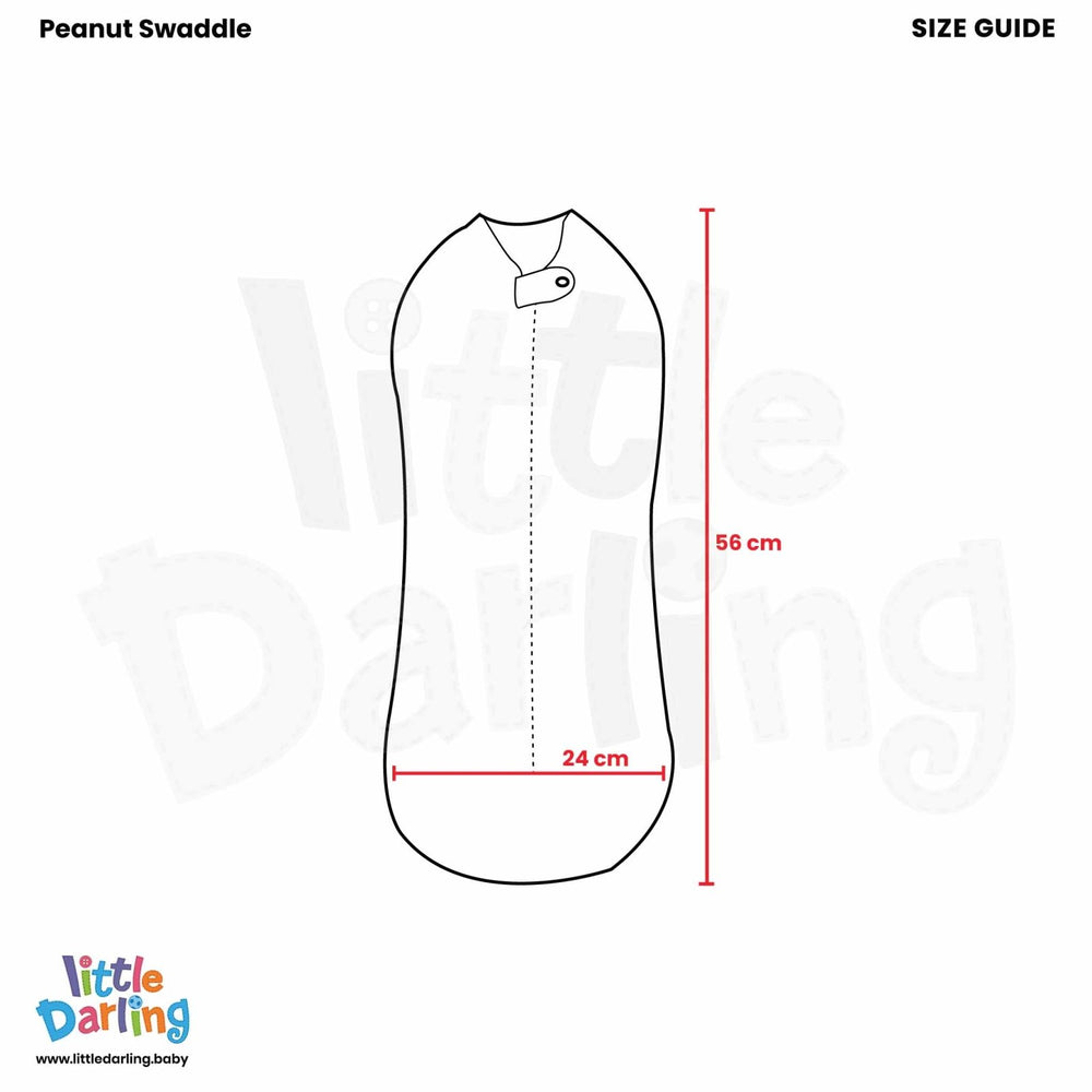 Peanut Swaddle Multi Color Strips Terry | Little Darling - Zubaidas Mothershop