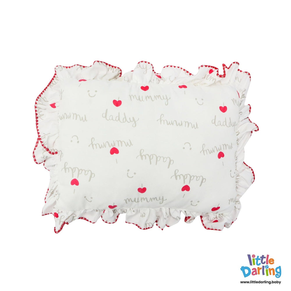 Pillow Set PK of 3 Mummy Daddy Print | Little Darling - Zubaidas Mothershop