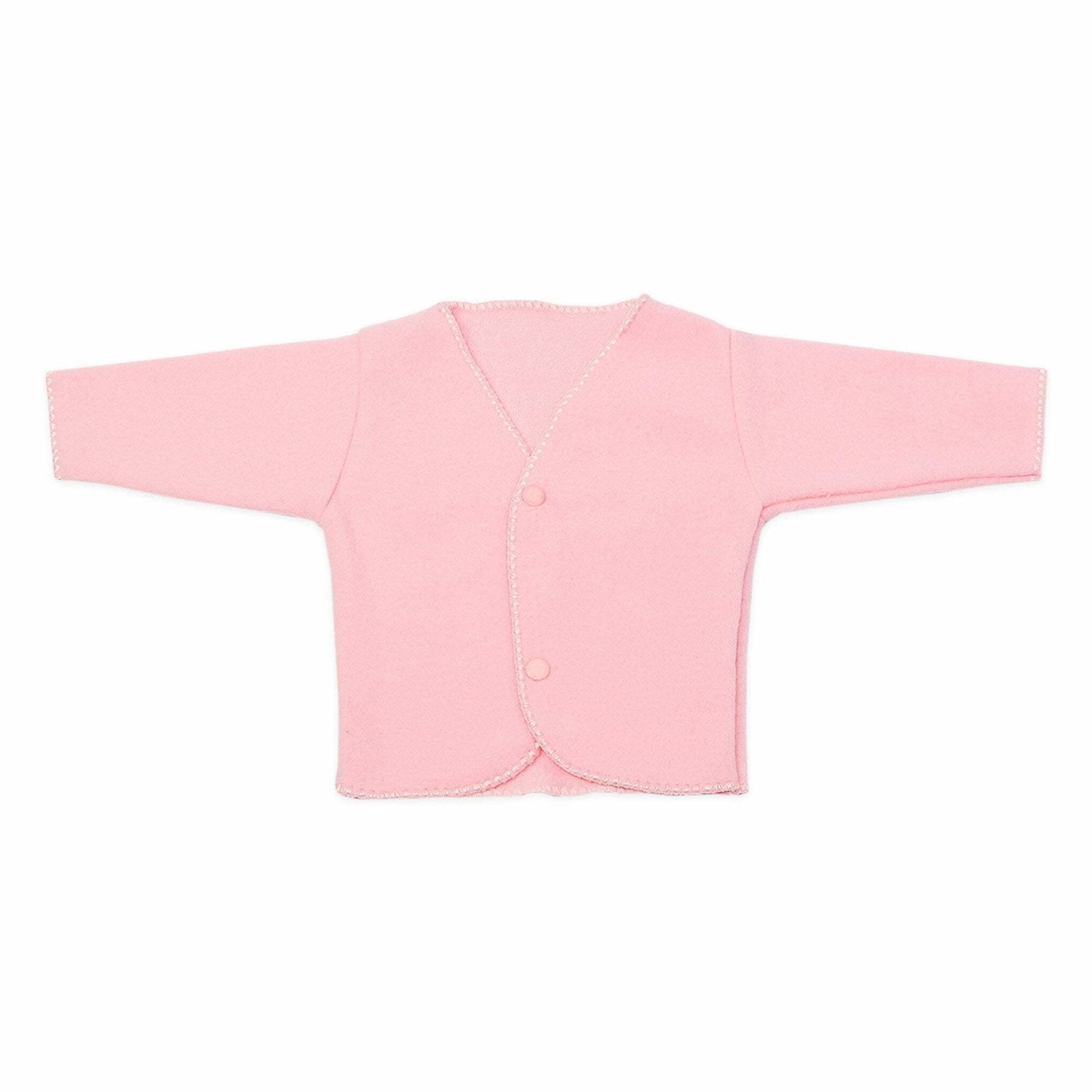 Pollar Full Sleeves Vest Pink | Little Darling - Zubaidas Mothershop