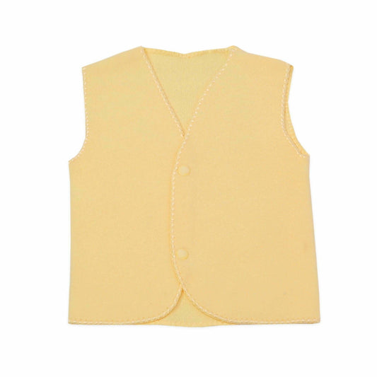 Pollar Sleeveless Vest Yellow | Little Darling - Zubaidas Mothershop