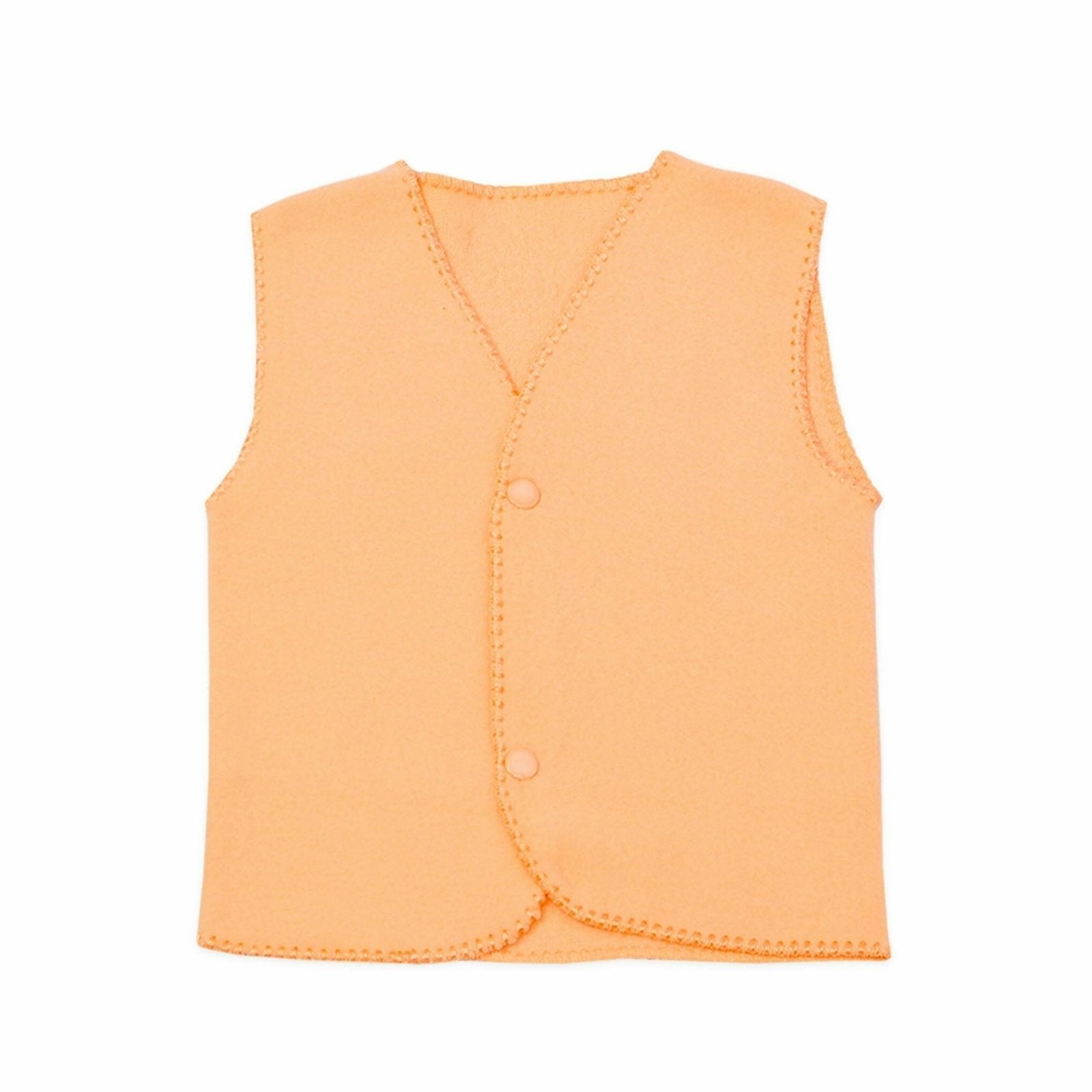 Pollar Vest Sleeveless Orange | Little Darling - Zubaidas Mothershop