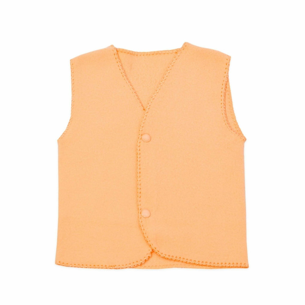 Pollar Vest Sleeveless Orange | Little Darling - Zubaidas Mothershop