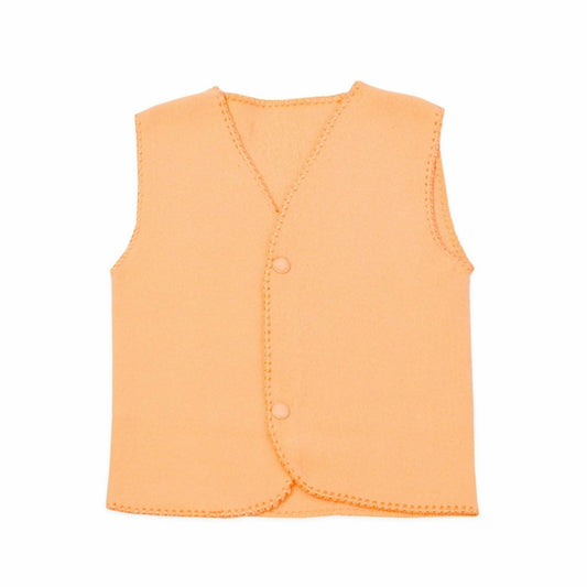 Pollar Vest Sleeveless Orange | Little Darling - Zubaidas Mothershop