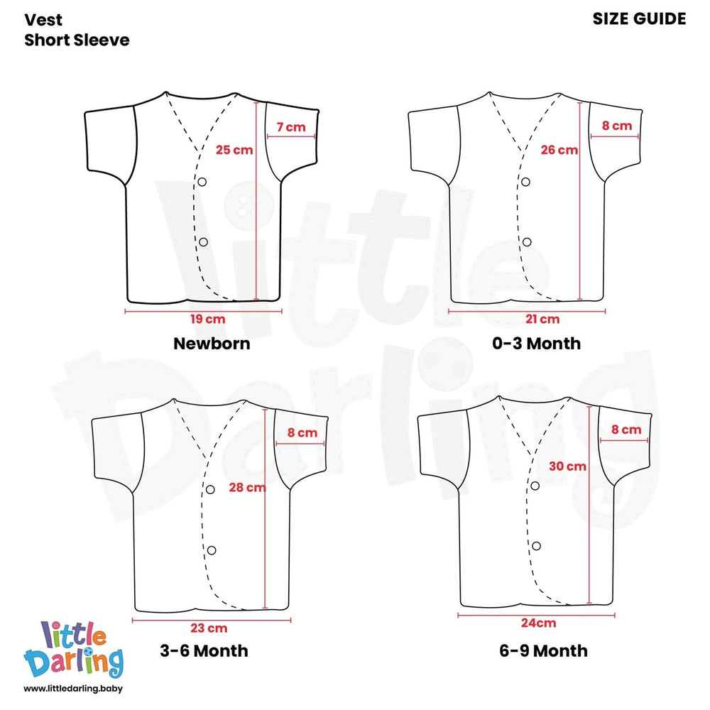 Pollar Vest White | Little Darling - Zubaidas Mothershop