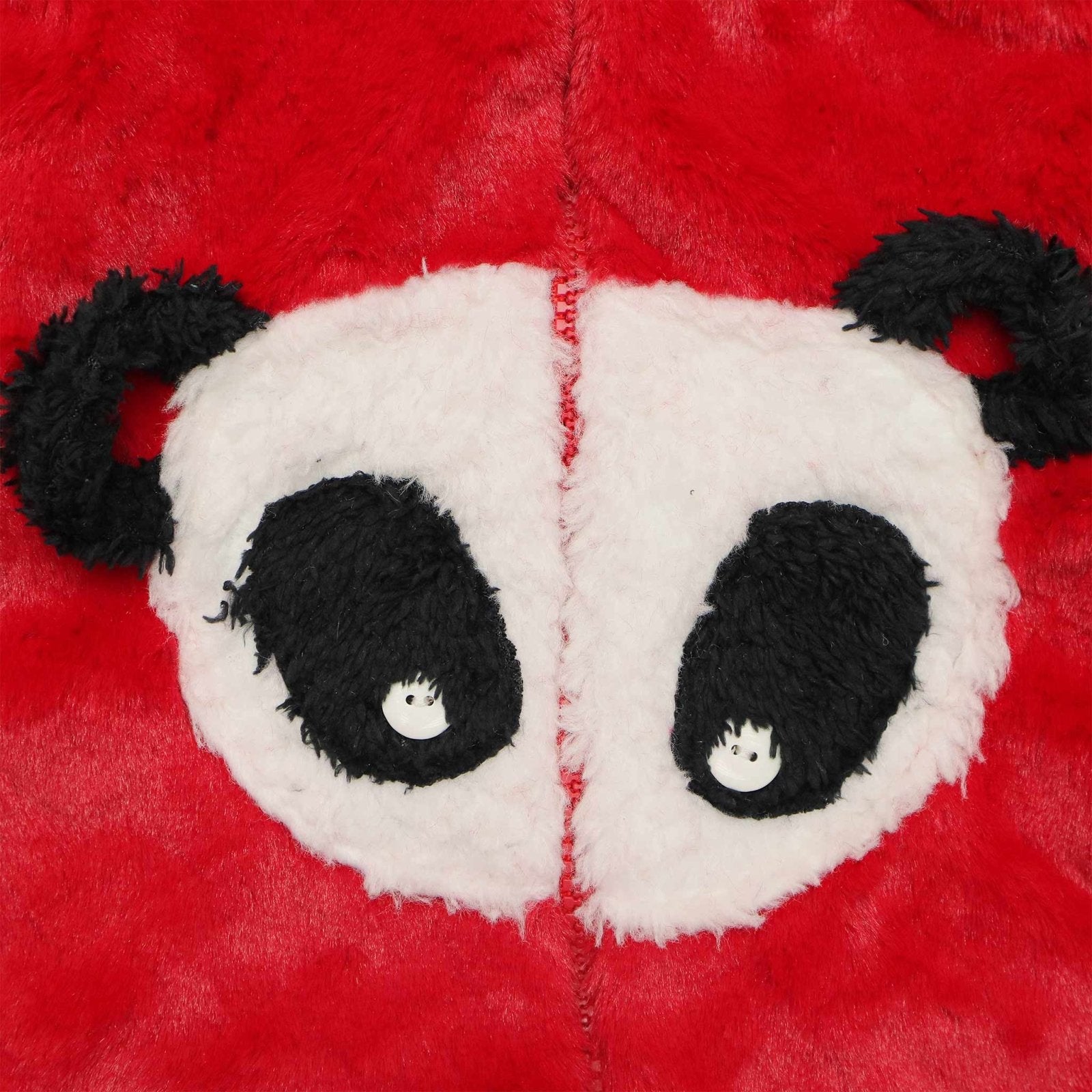 Shenyl Fur Hooded Jacket Cute Panda by Little Darling