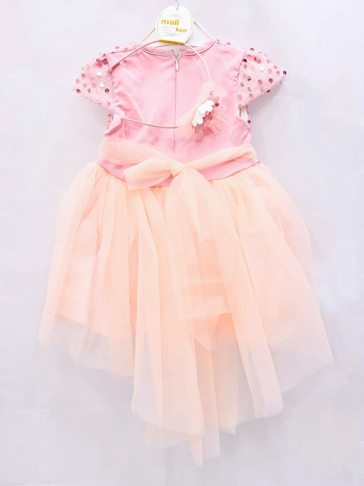 Shiny Girls Frock Pink Color