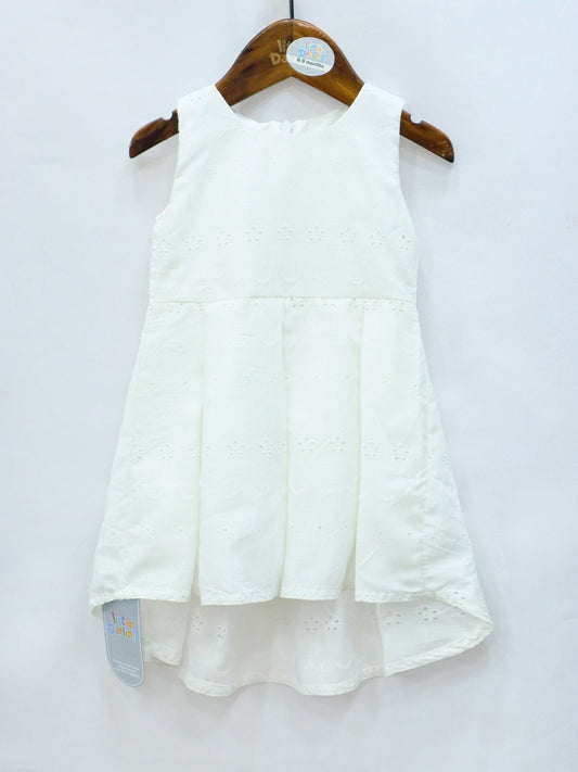 Simple Frock White Color | Little Darling - Zubaidas Mothershop