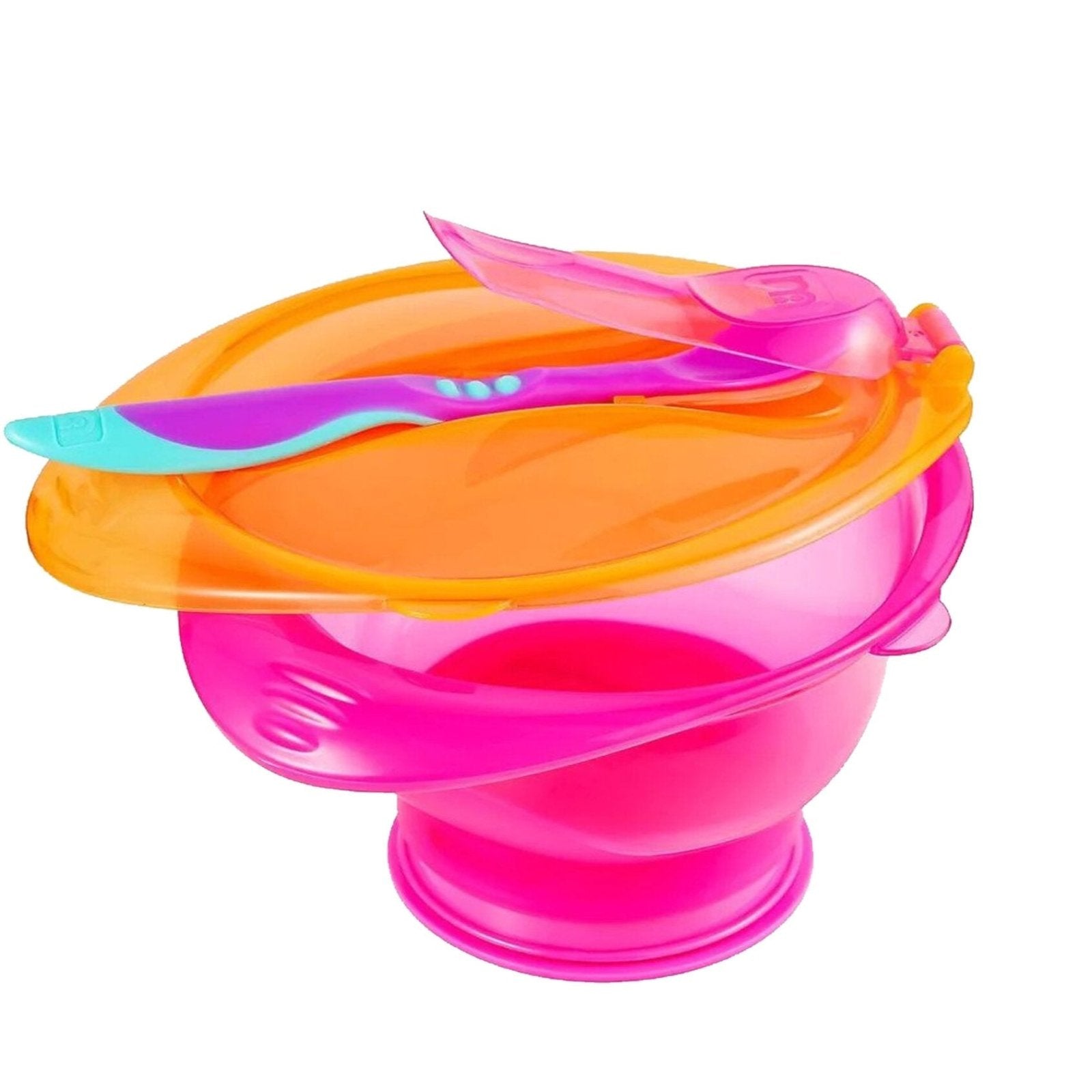 Twist and Lock Suction Bowl Pink | Mother Care - Zubaidas Mothershop