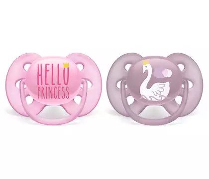 Ultra Air pacifier Hello Princess Print by Avent