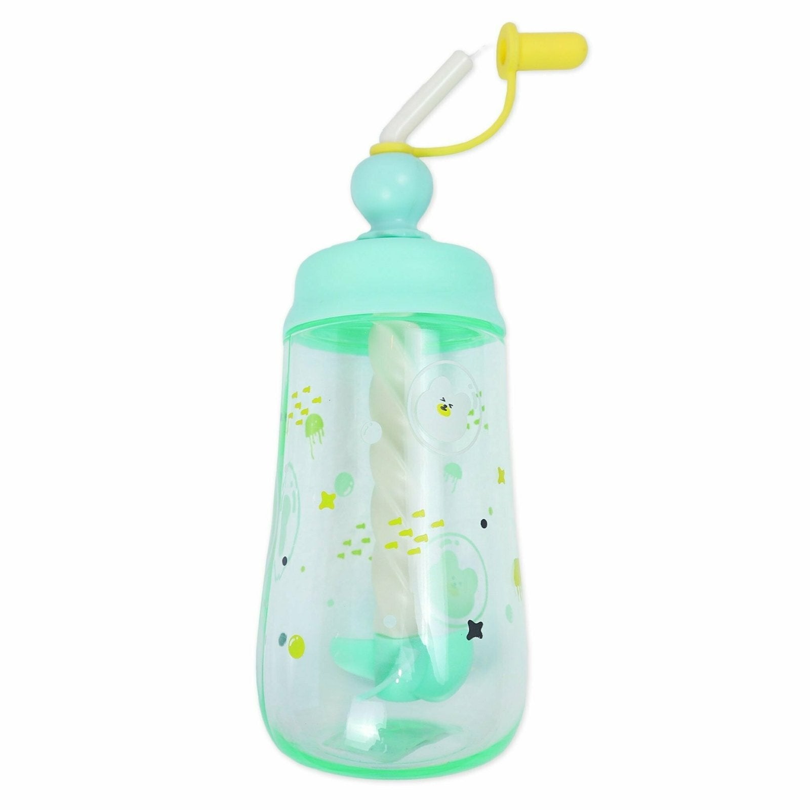 Water Bottle With Straw 450ml