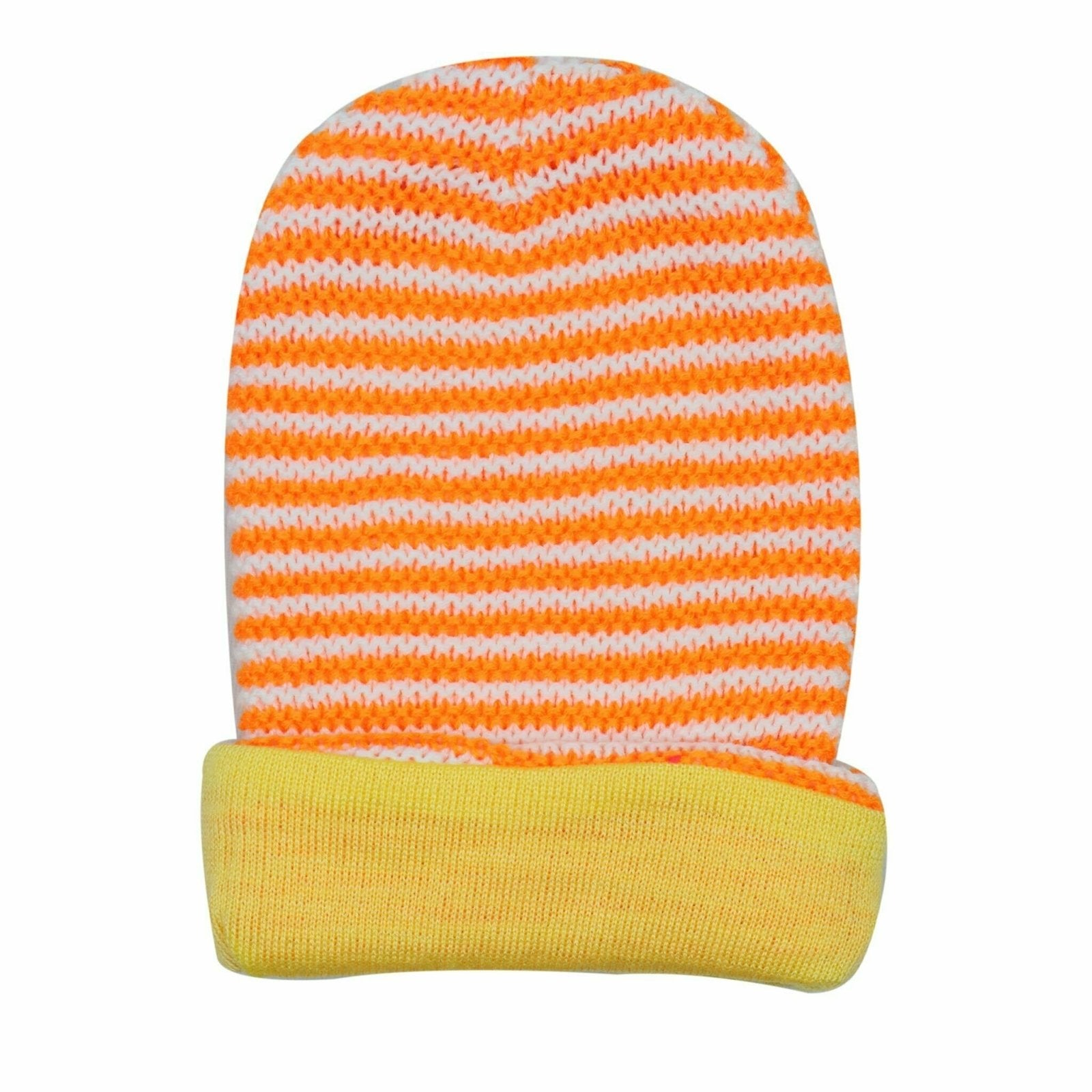Woolen Baby Cap Orange Strips - Zubaidas Mothershop