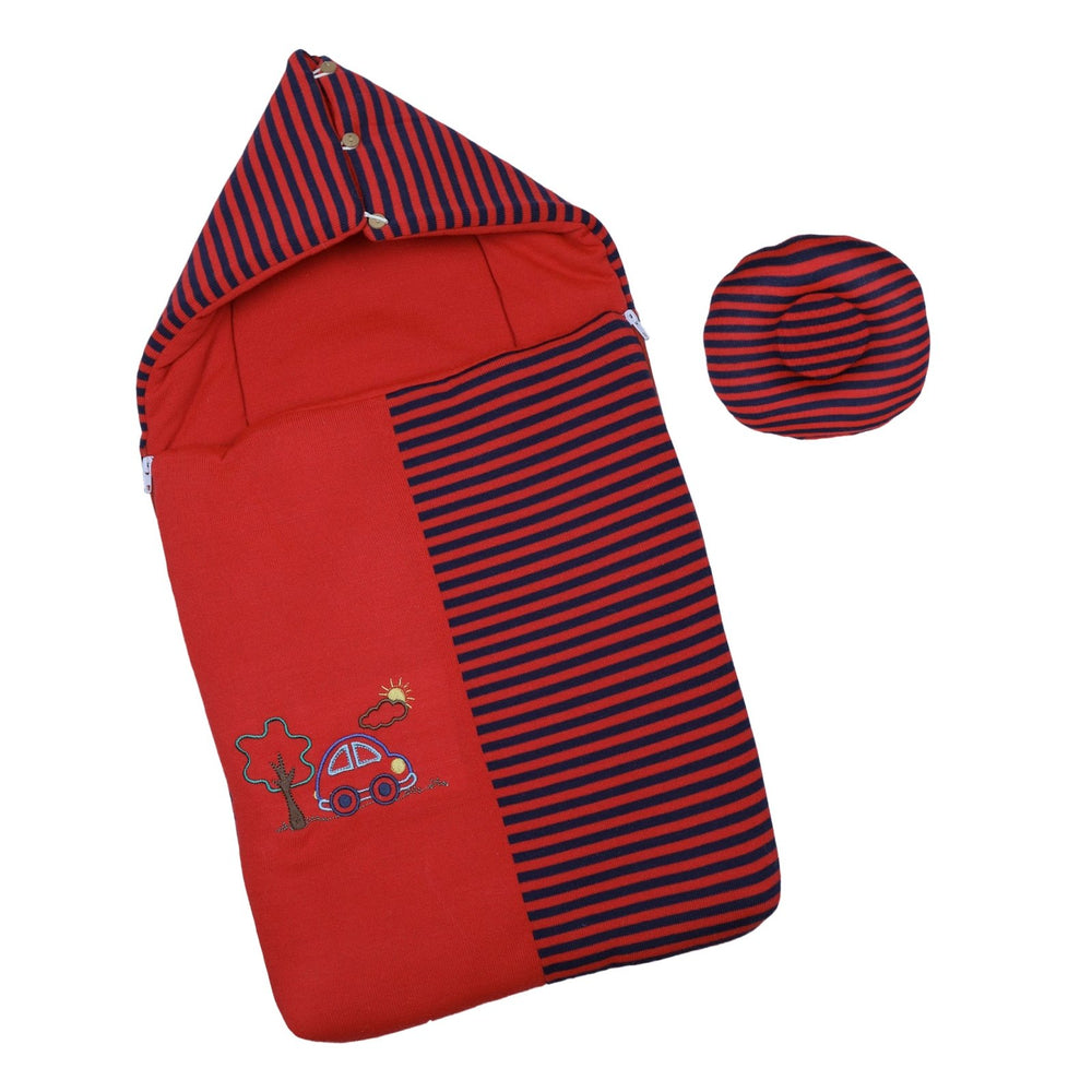 Woolen Carry Nest Hood with Pillow | Little Darling - Zubaidas Mothershop