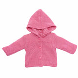 Woolen Hooded Jacket Heart Print | Little Darling - Zubaidas Mothershop