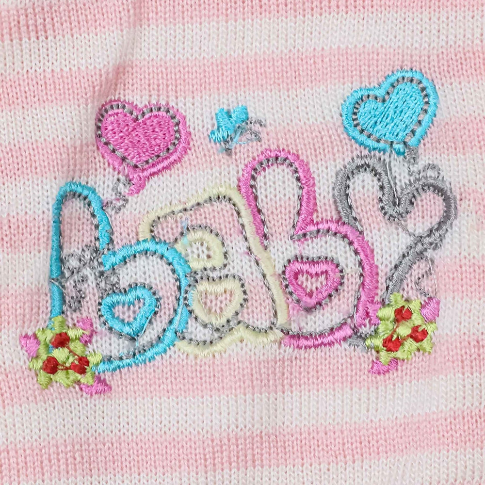 Woolen Hooded Jacket Light Pink | Little Darling - Zubaidas Mothershop