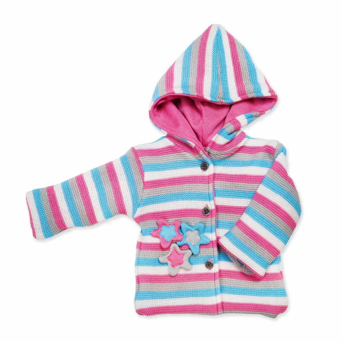 Woolen Hooded Jacket | Little Darling - Zubaidas Mothershop