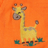 Woolen Hooded Jacket Orange | Little Darling - Zubaidas Mothershop