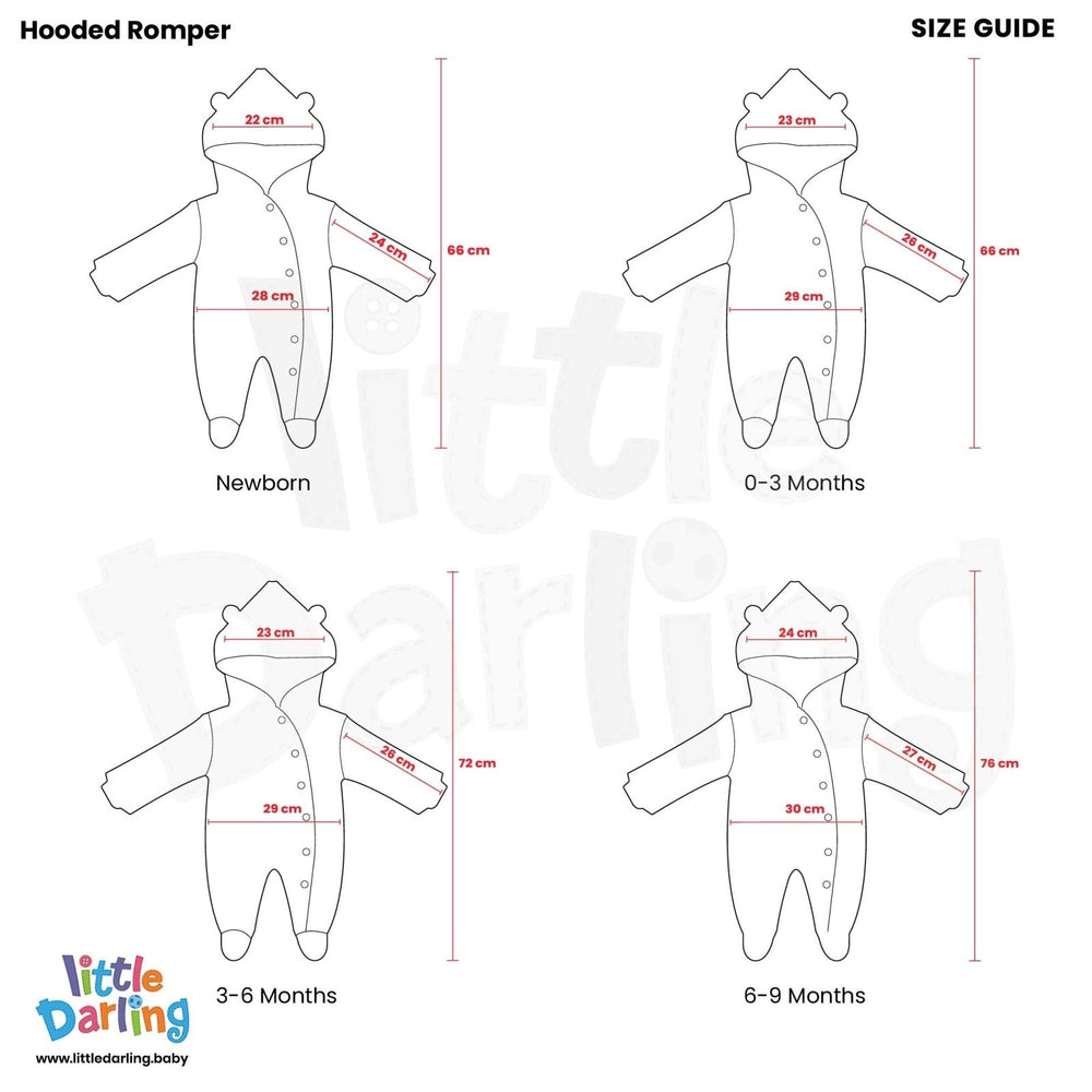 Woolen Romper Multi Color Strips | Little Darling - Zubaidas Mothershop