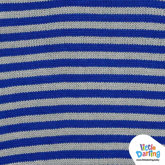Woolen Shirt Blue Strips | Little Darling - Zubaidas Mothershop