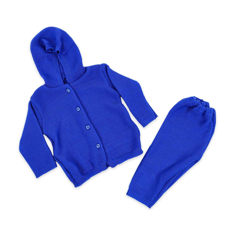 Woolen Suit With Hood | Little Darling - Zubaidas Mothershop