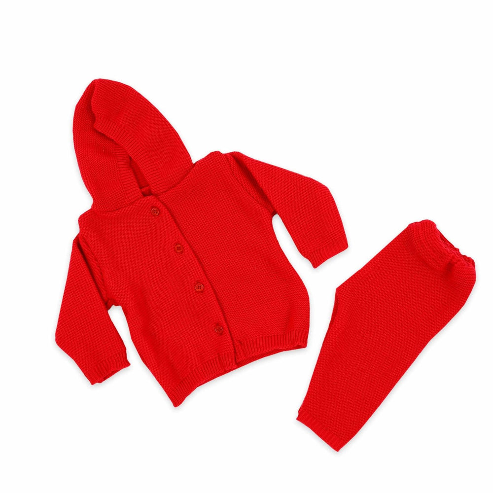 Woolen Suit With Hood | Little Darling - Zubaidas Mothershop